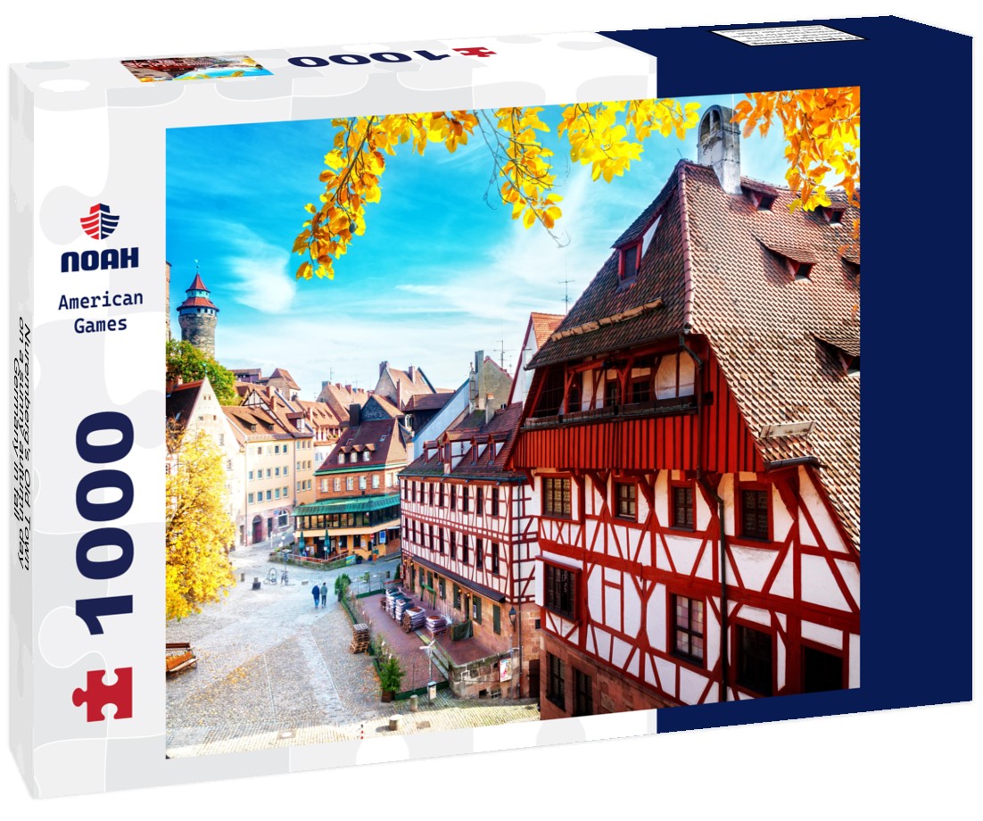 Noah Jigsaw Puzzle Nuremberg's Old Town on a sunny autumn day, Germany in fall 1000 pieces