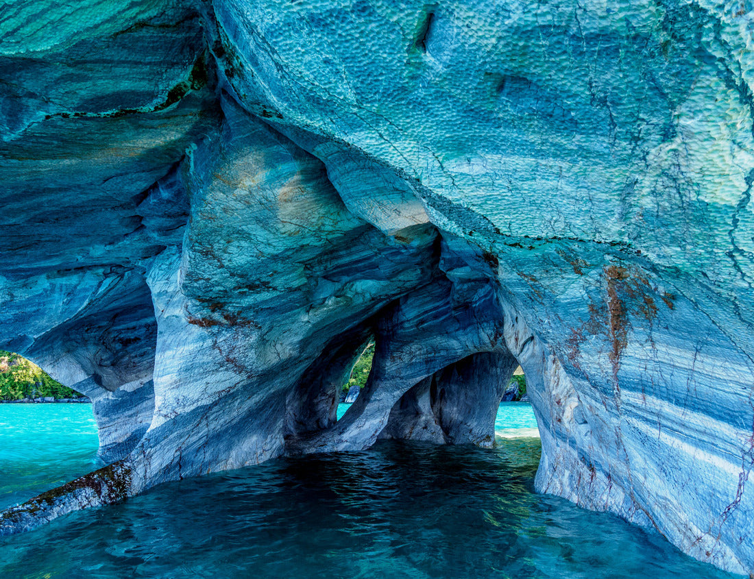 Noah Jigsaw Puzzle Marmor Chapel, Santuario de la Naturaleza Capillas de Marmol, General Carrera Lake, Puerto Rio Tranquilo, Aysen Region, Patagonia, Chile 1000 pieces