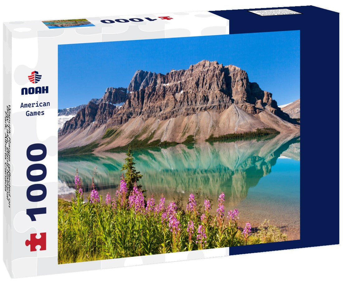 Noah Jigsaw Puzzle Waputik Range reflected on Bow Lake, Banff National Park, Alberta Canada 1000 pieces