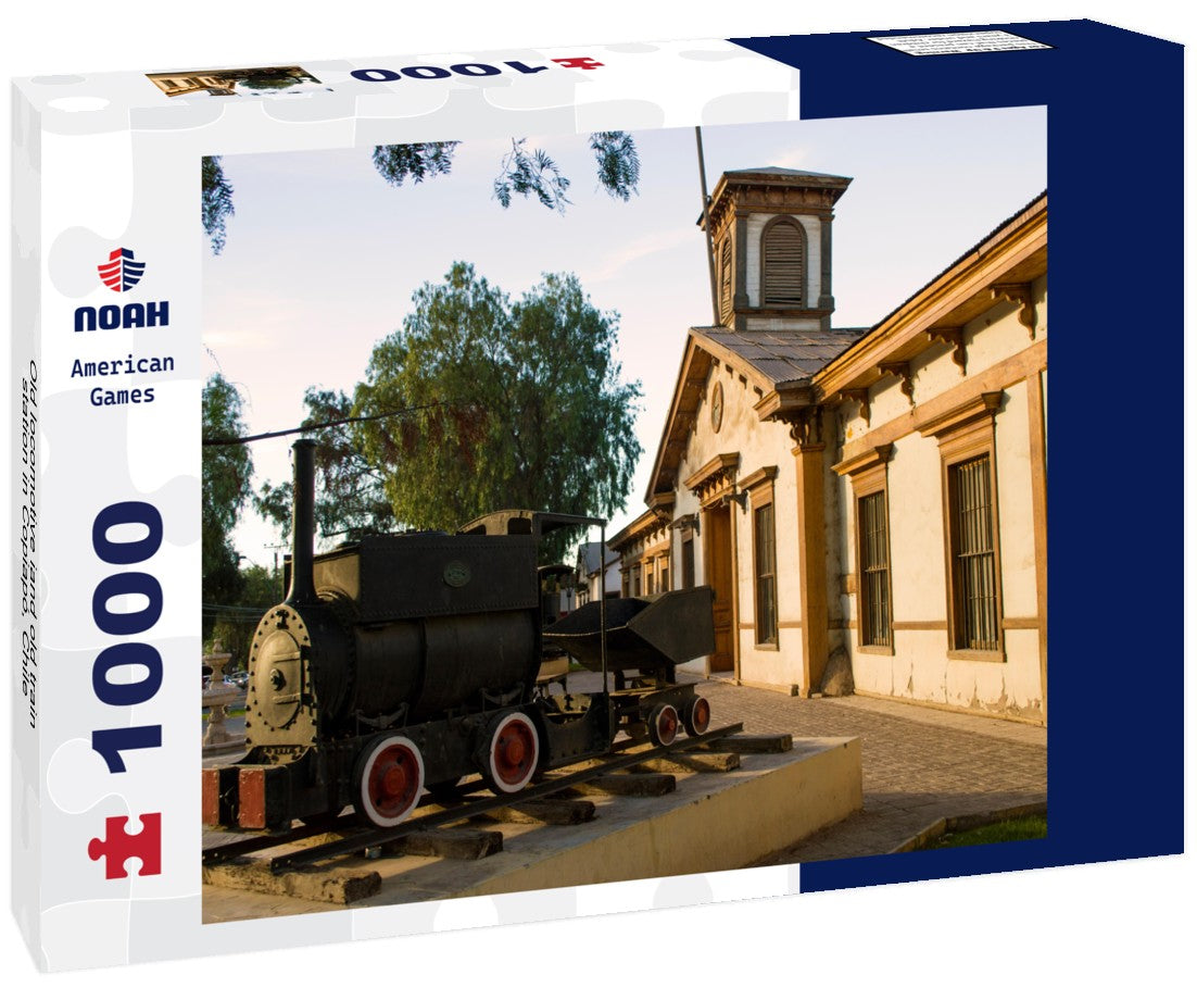 Noah Jigsaw Puzzle Old locomotive iand old train station in Copiapó, Chile 1000 pieces