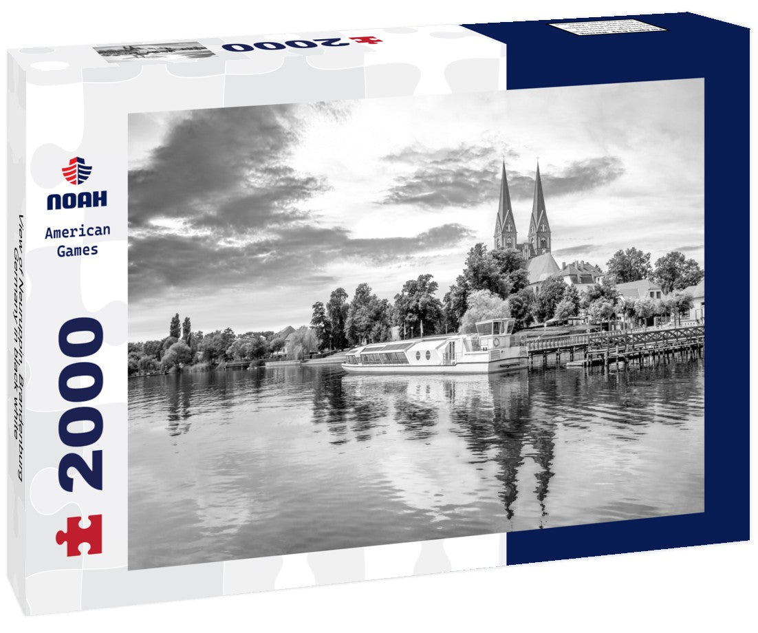 Noah Jigsaw Puzzle View of Neuruppin, Brandenburg, Germany in black white 2000 pieces