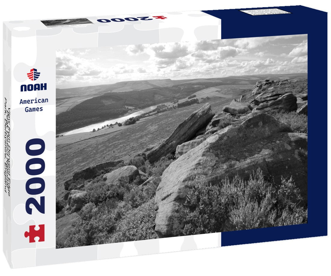 Noah Jigsaw Puzzle View from Derwent Edge, Peak District National Park, Derbyshire, England in black white 2000 pieces