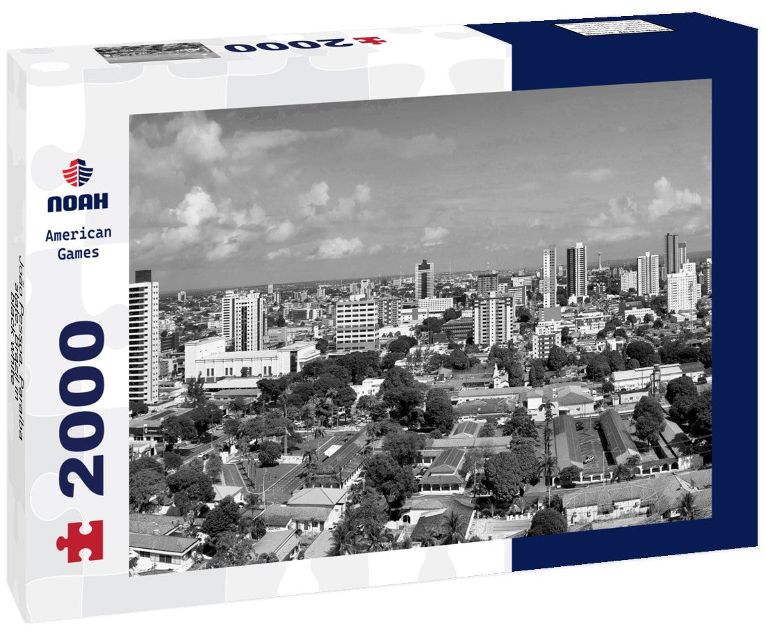 Noah Jigsaw Puzzle João Pessoa, Paraíba state, Brazil in black white 2000 pieces