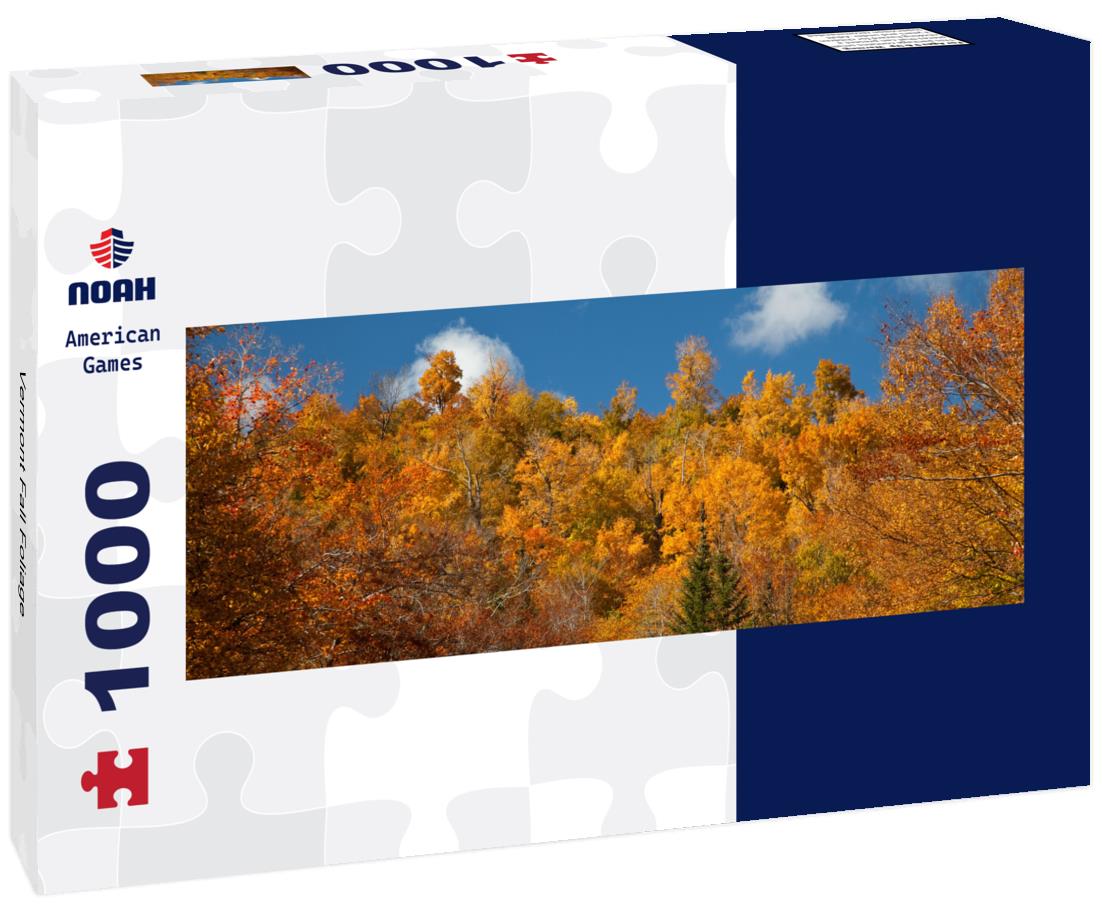 Noah Jigsaw Puzzle Vermont Fall Foliage panorama 1000 pieces