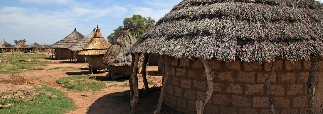 Noah Jigsaw Puzzle Aketa campground/village in eastern Uganda - The Pearl of Africa panorama 1000 pieces