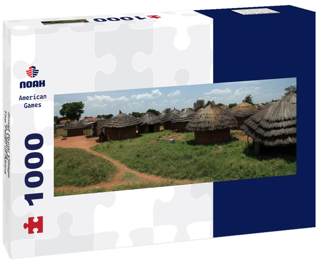 Noah Jigsaw Puzzle Small Rural Village in Uganda - The Pearl of Africa panorama 1000 pieces
