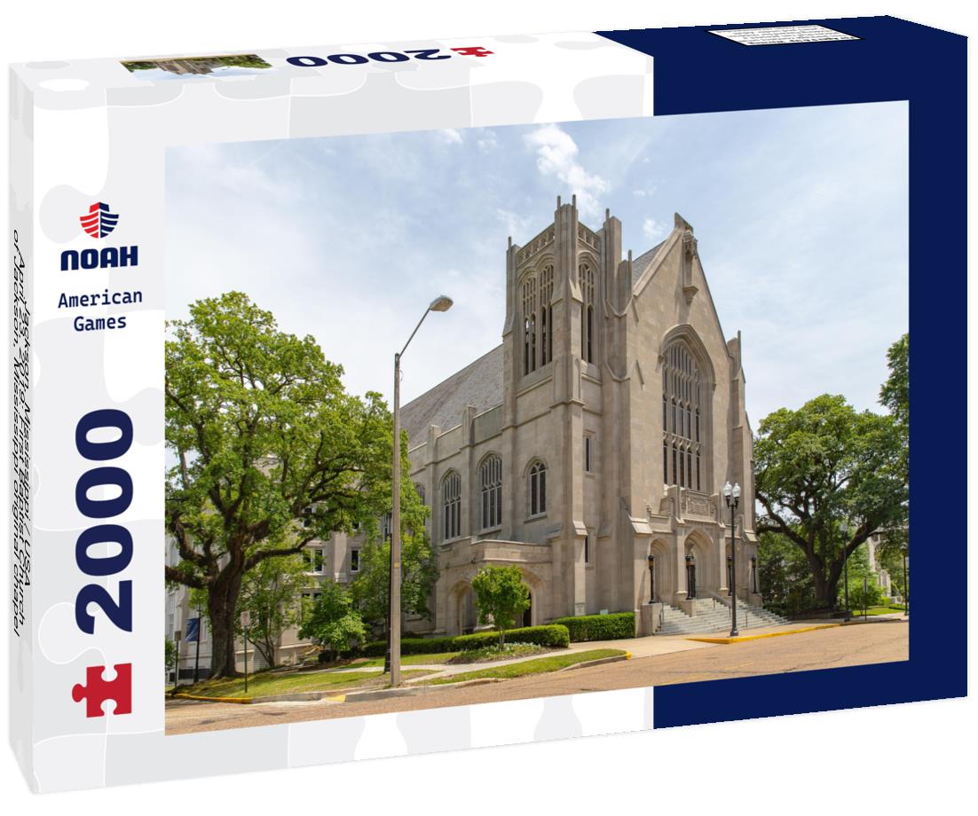 Noah Jigsaw Puzzle Jackson, Mississippi / USA - April 23, 2019: First Baptist Church of Jackson, Mississippi original chapel 2000 pieces