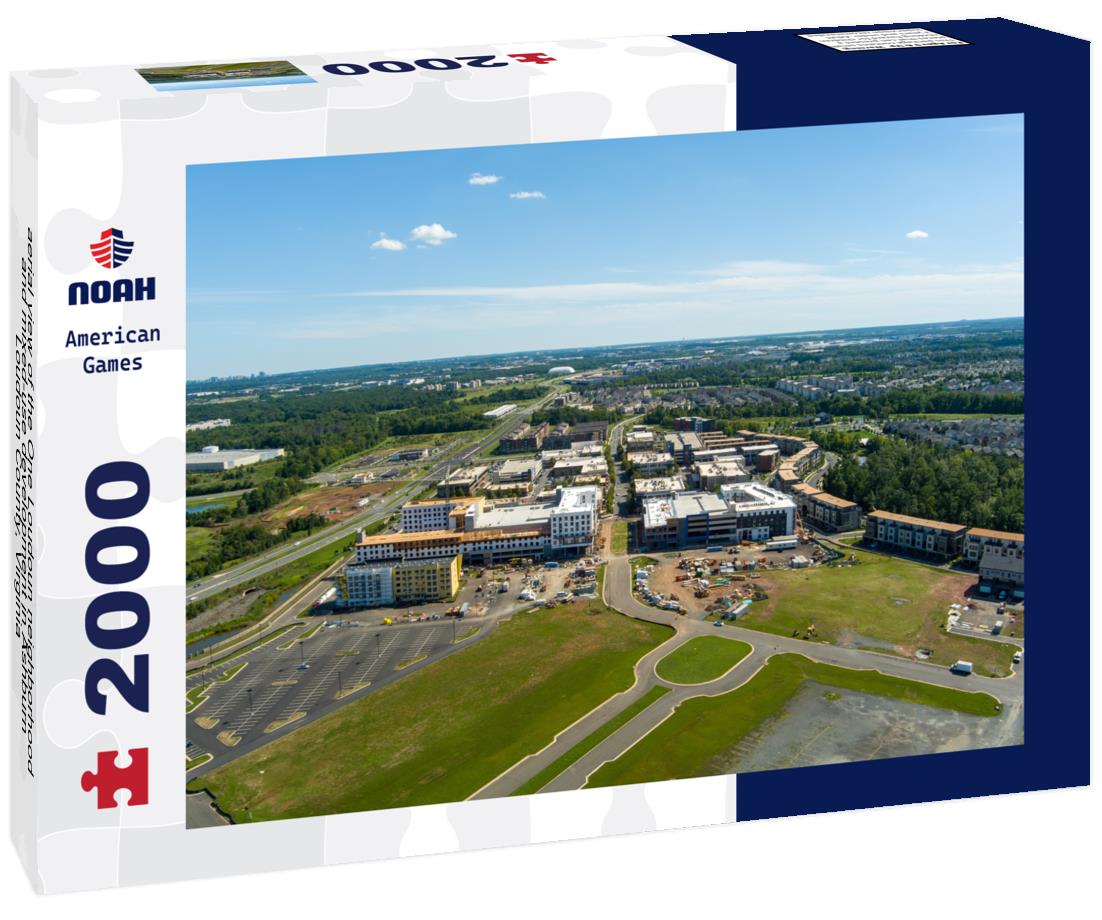 Noah Jigsaw Puzzle aerial view of the One Loudoun neighborhood and mixed-use development in Ashburn,Loudoun County, Virginia 2000 pieces