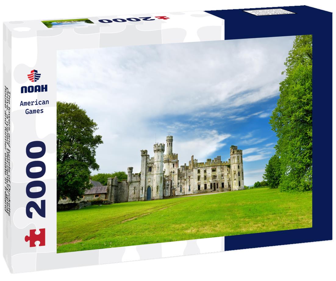 Noah Jigsaw Puzzle The towers and turrets of Ducketts Grove, a ruined 19th-century great house and former estate in Ireland 2000 pieces