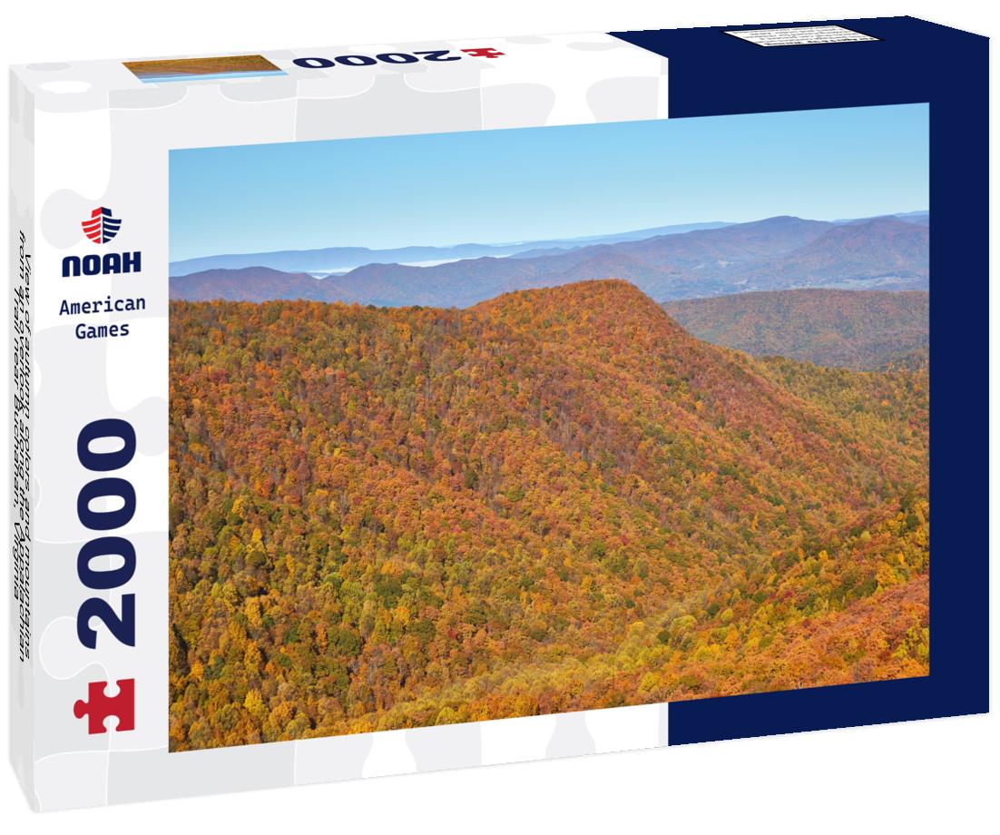 Noah Jigsaw Puzzle View of autumn colors and mountains from an overlook along the Appalachian Trail near Buchanan, Virginia 2000 pieces