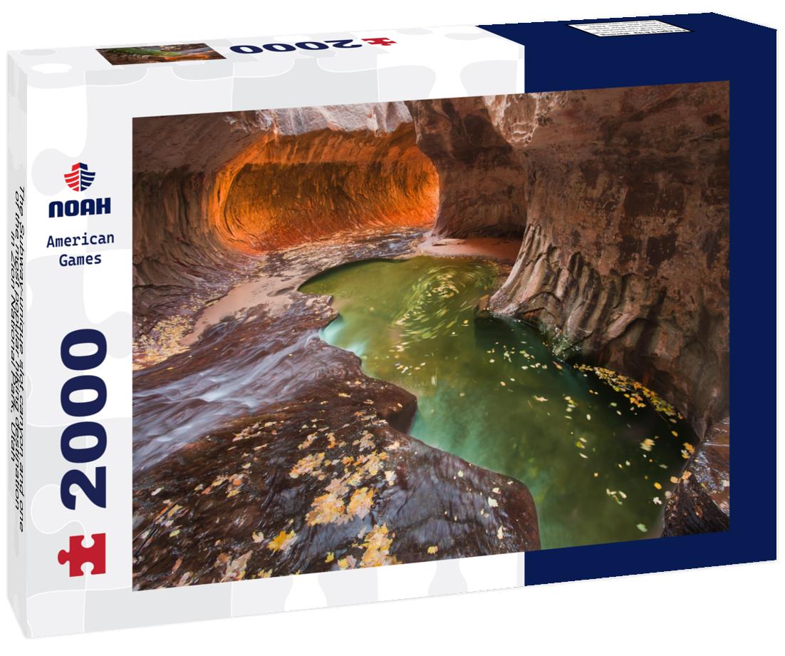 Noah Jigsaw Puzzle The Subway-unique slot canyon and one of the most popular hiking destination in Zion National Park, Utah 2000 pieces