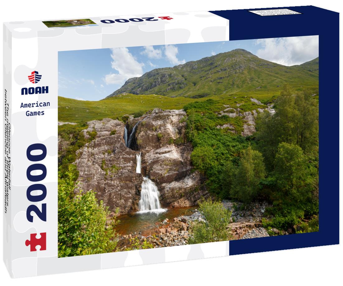 Noah Jigsaw Puzzle Glencoe Waterfall - The meeting of three waters between Glencoe and Altnafeadh, Highlands, Scotland, UK 2000 pieces