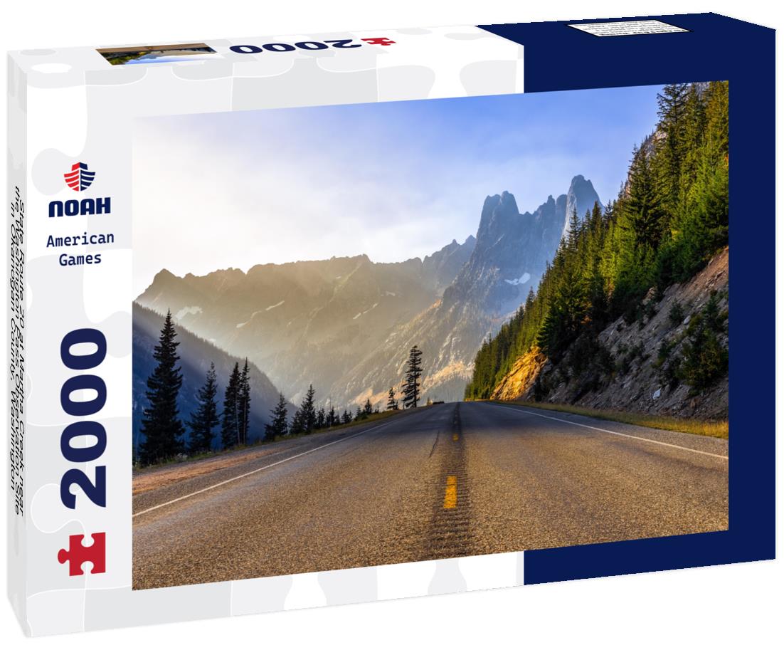 Noah Jigsaw Puzzle State Route 20 at Martha Creek near the Washington Pass Observation Site in Okanogan County, Washington 2000 pieces