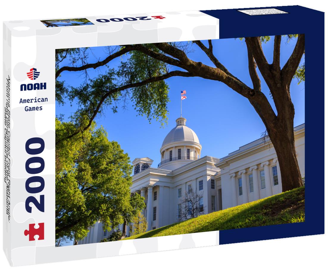 Noah Jigsaw Puzzle Alabama State Capitol Front Right Angle: Front right perspective of the Alabama State Capitol building 2000 pieces