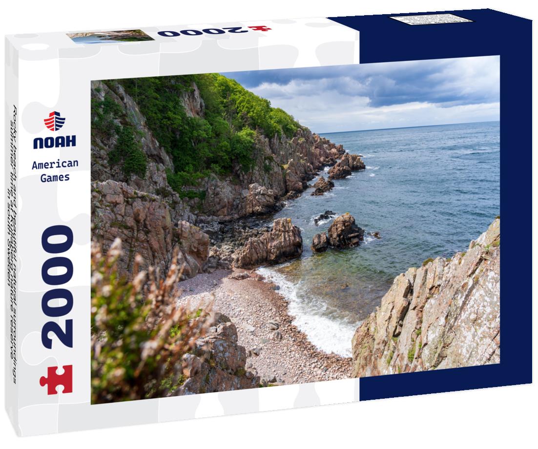 Noah Jigsaw Puzzle Rocky beach and beautiful natural surroundings summer time at Kullaberg nature reserve in south Sweden 2000 pieces