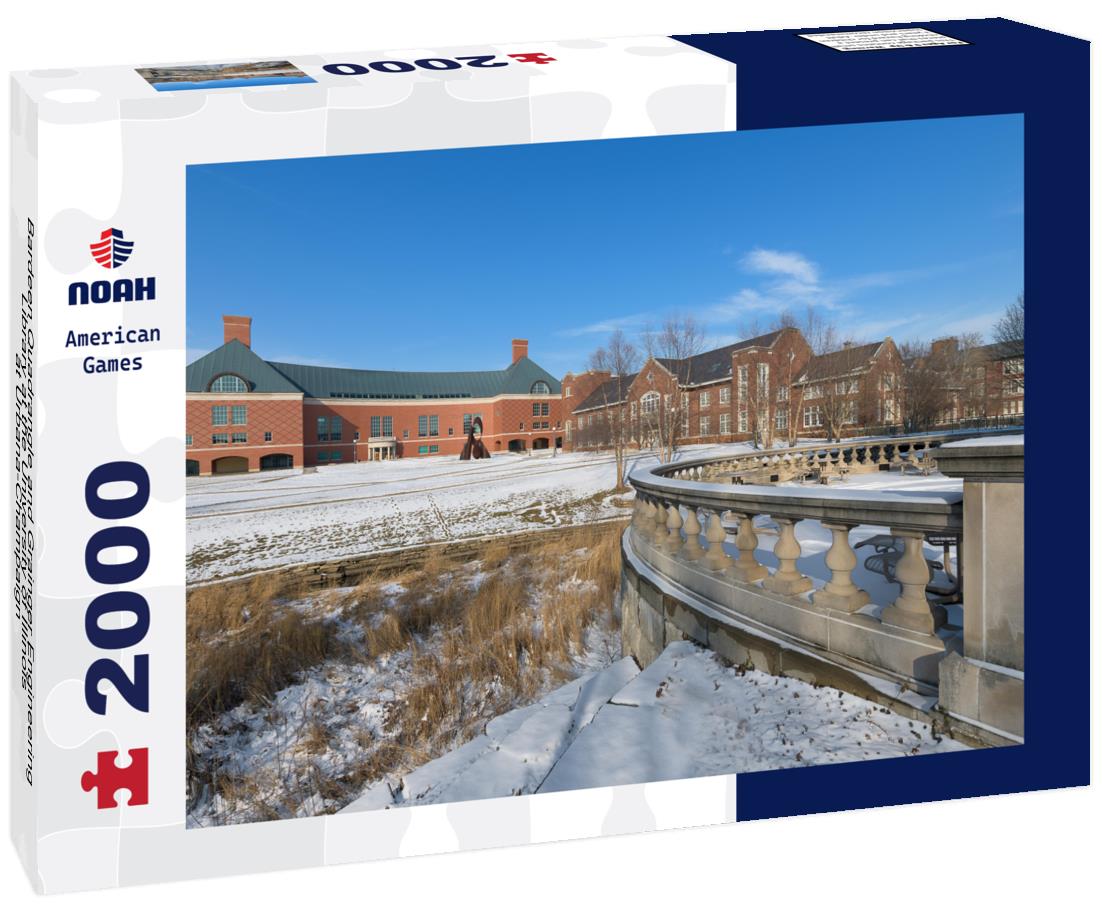Noah Jigsaw Puzzle Bardeen Quadrangle and Grainger Engineering Library at the University of Illinois at Urbana-Champaign 2000 pieces