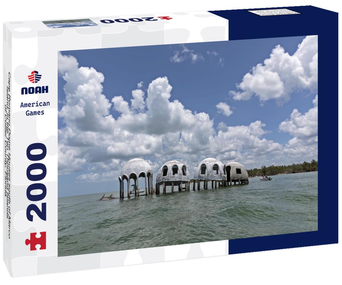 Noah Jigsaw Puzzle Cape Romano Dome Houses south of Marco Island, in the Ten Thousand Islands of Collier County, Florida 2000 pieces