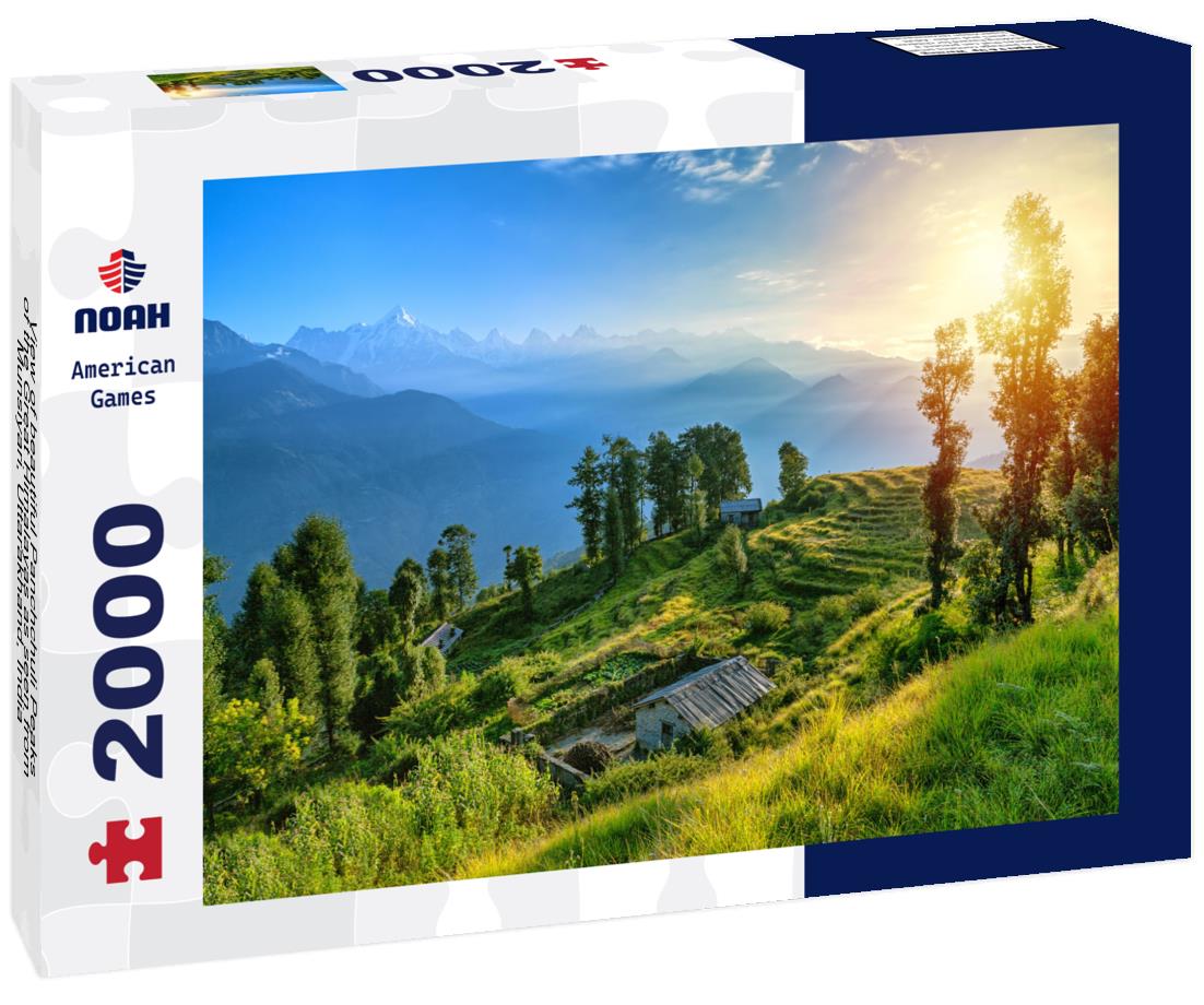 Noah Jigsaw Puzzle View of beautiful Panchchuli Peaks of the Great Himalayas as seen from Munsiyari, Uttarakhand, India 2000 pieces