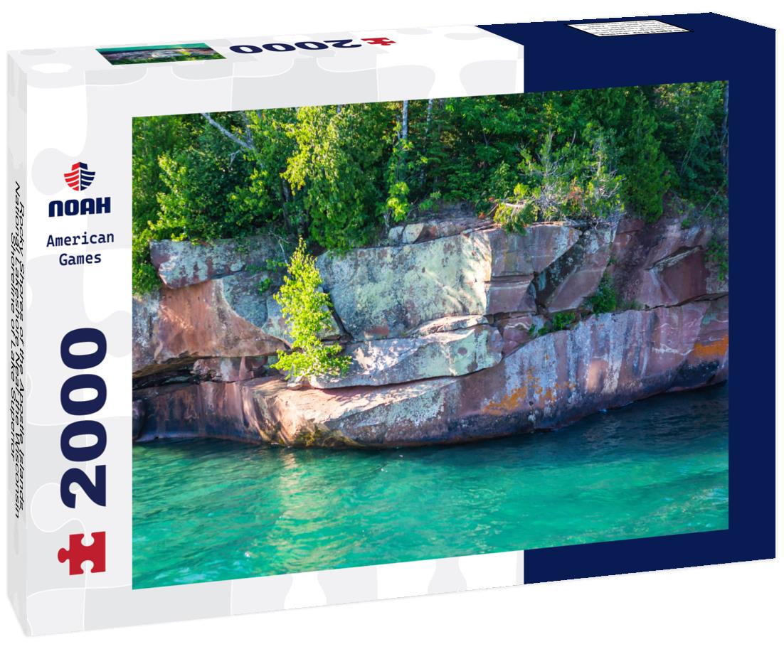 Noah Jigsaw Puzzle Rocky Shores of the Apostle Islands National Lakeshore Near the Wisconsin Shoreline of Lake Superior 2000 pieces