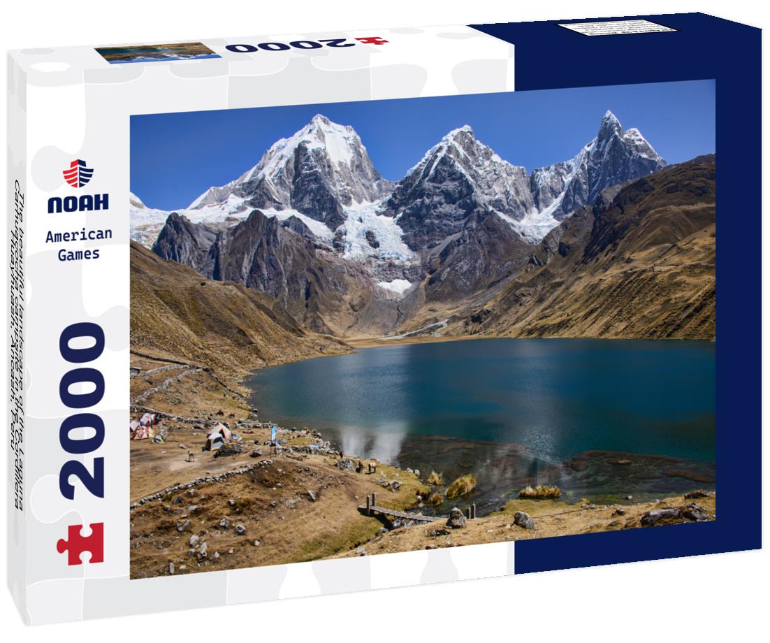 Noah Jigsaw Puzzle The beautiful landscape of the Laguna Carhuacocha campsite in the Cordillera Huayhuash, Ancash, Peru 2000 pieces