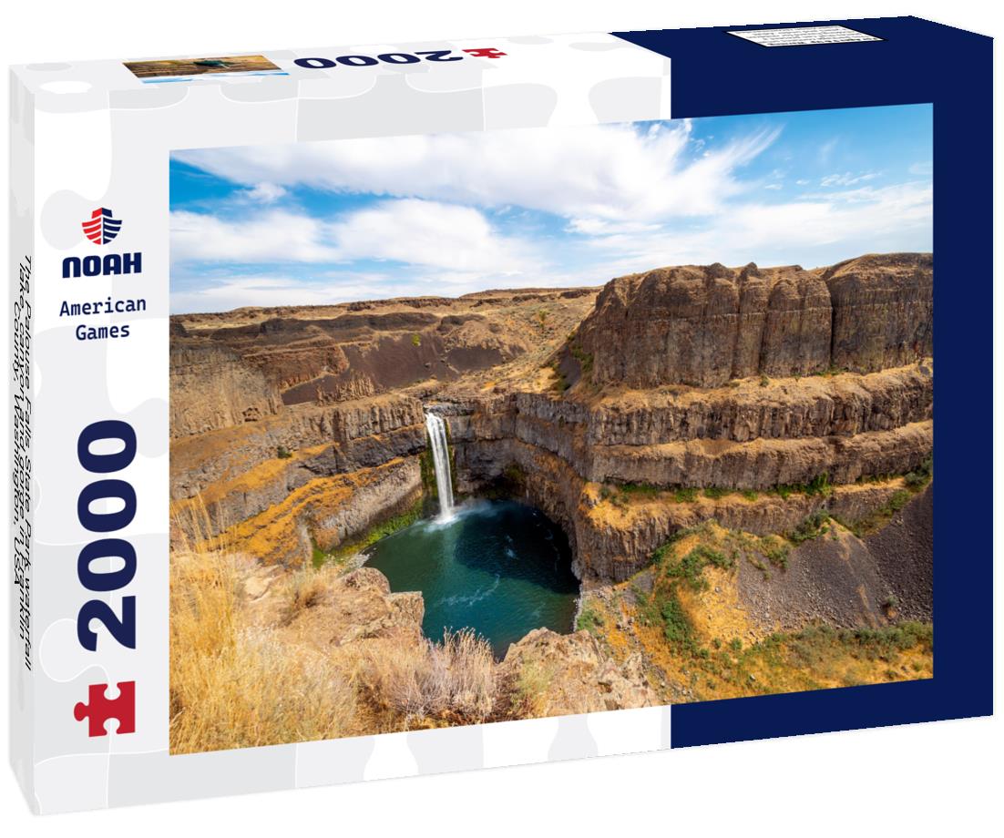 Noah Jigsaw Puzzle The Palouse Falls State Park waterfall, lake, canyon and gorge in Franklin County, Washington, USA 2000 pieces