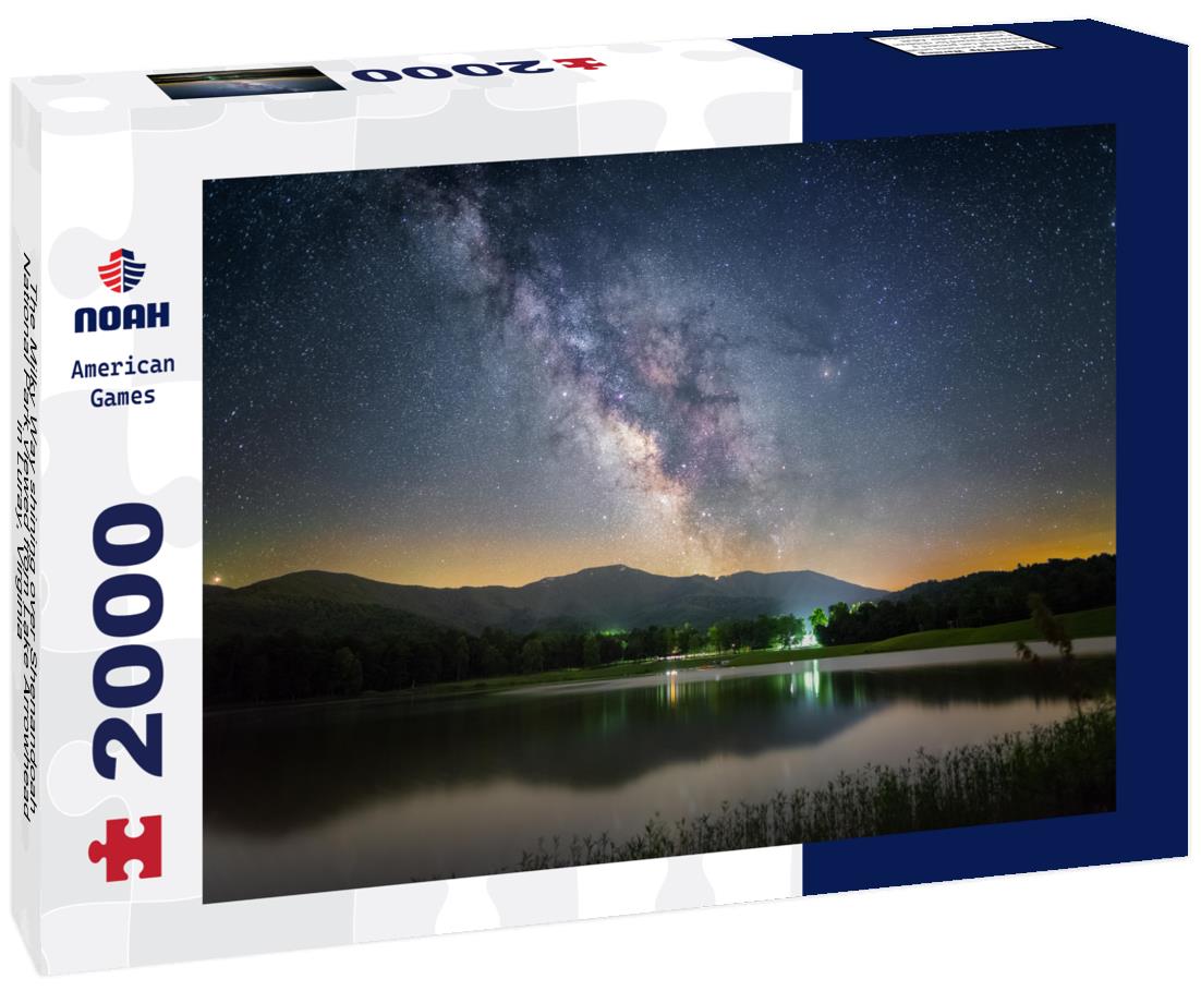 Noah Jigsaw Puzzle The Milky Way shining over Shenandoah National Park viewed from Lake Arrowhead in Luray, Virginia 2000 pieces