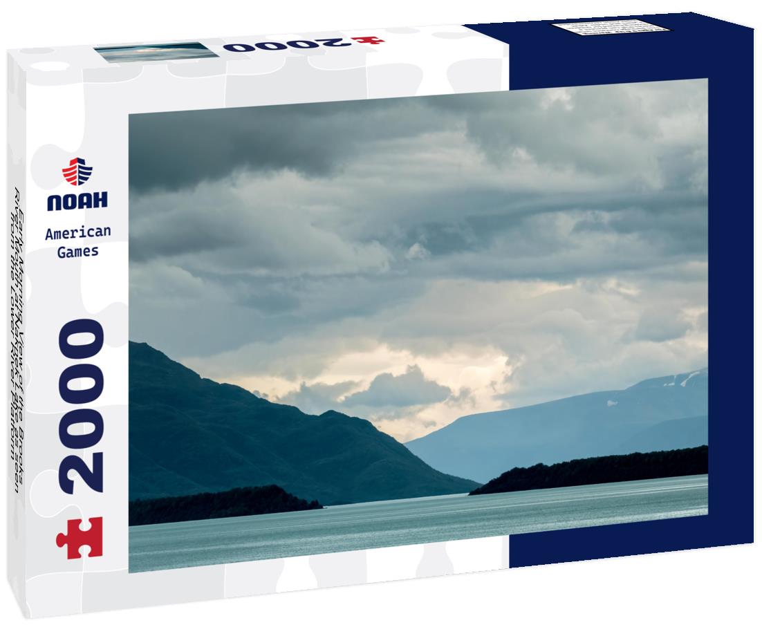 Noah Jigsaw Puzzle Early Morning View of the Brooks River Mouth at Naknek Lake as seen from the Lower River Platform 2000 pieces