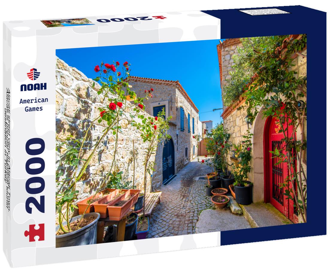 Noah Jigsaw Puzzle Alacati street view in Alacati Town. Alacati is popular historical tourist destination in Turkey 2000 pieces