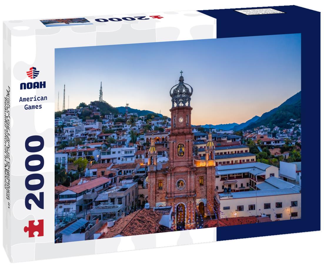 Noah Jigsaw Puzzle Parish of our Lady of Guadalupe in Puerto Vallarta, this is the most beautiful church in Mexico 2000 pieces