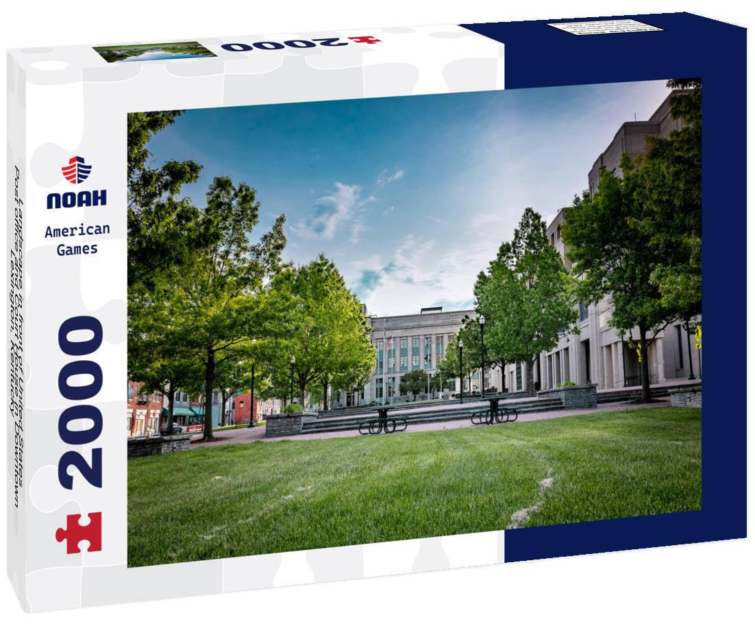 Noah Jigsaw Puzzle Landscape in front of United States Post office and Court House in Downtown Lexington, Kentucky 2000 pieces