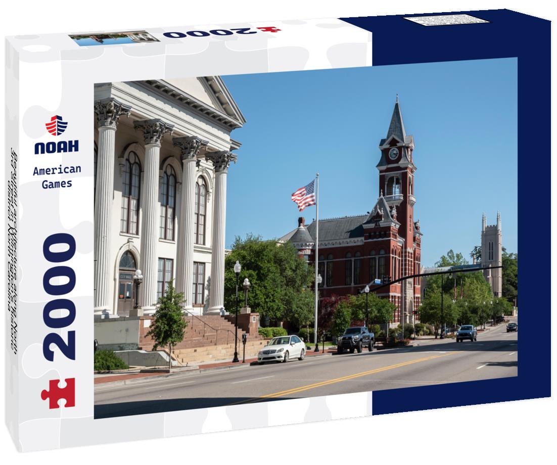 Noah Jigsaw Puzzle Beautiful architecture along North 3rd Street in Wilmington's historic district North Carolina 2000 pieces