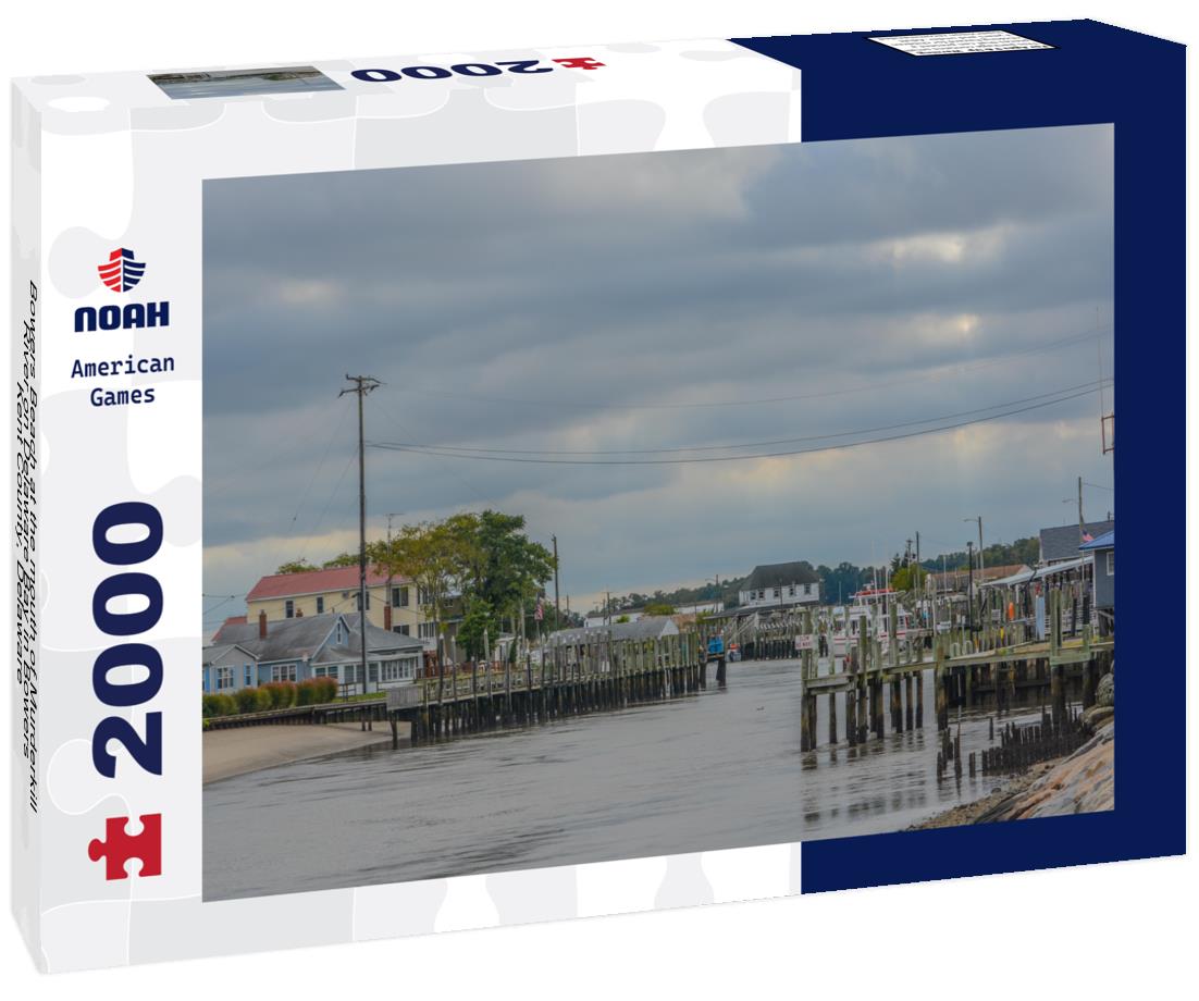 Noah Jigsaw Puzzle Bowers Beach at the mouth of Murderkill River on Delaware Bay in Bowers, Kent County, Delaware 2000 pieces