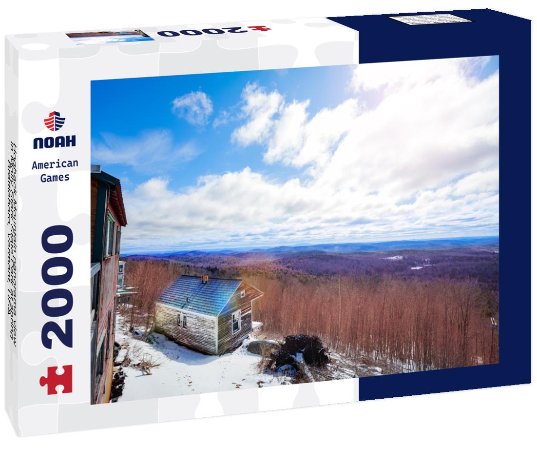 Noah Jigsaw Puzzle Hogback Mountain panorama view in Molly Stark State Park at spring Brattleboro, Vermont, USA 2000 pieces