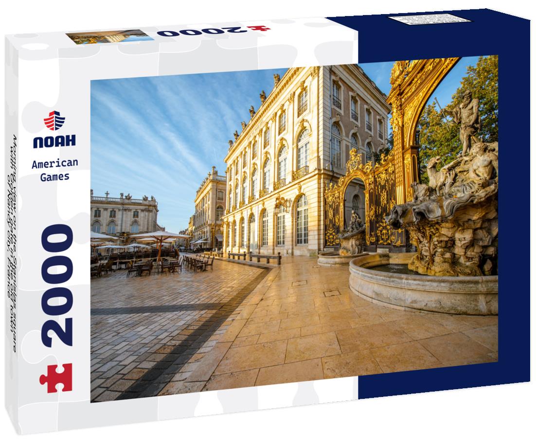 Noah Jigsaw Puzzle Morning view on the Stanislas square with Golden gate in the old town of Nancy city, France 2000 pieces