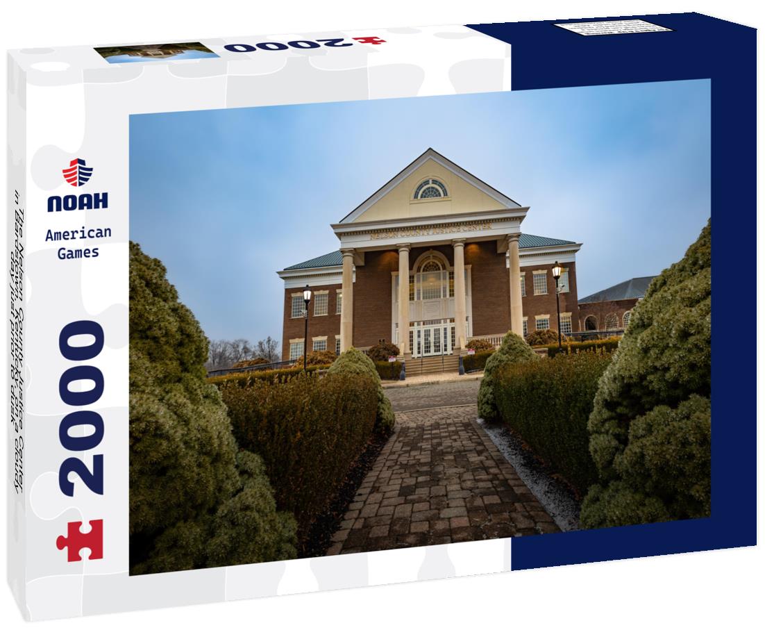 Noah Jigsaw Puzzle The Nelson County Justice Center in Bardstown, Kentucky, on a cloudy day just prior to dusk 2000 pieces