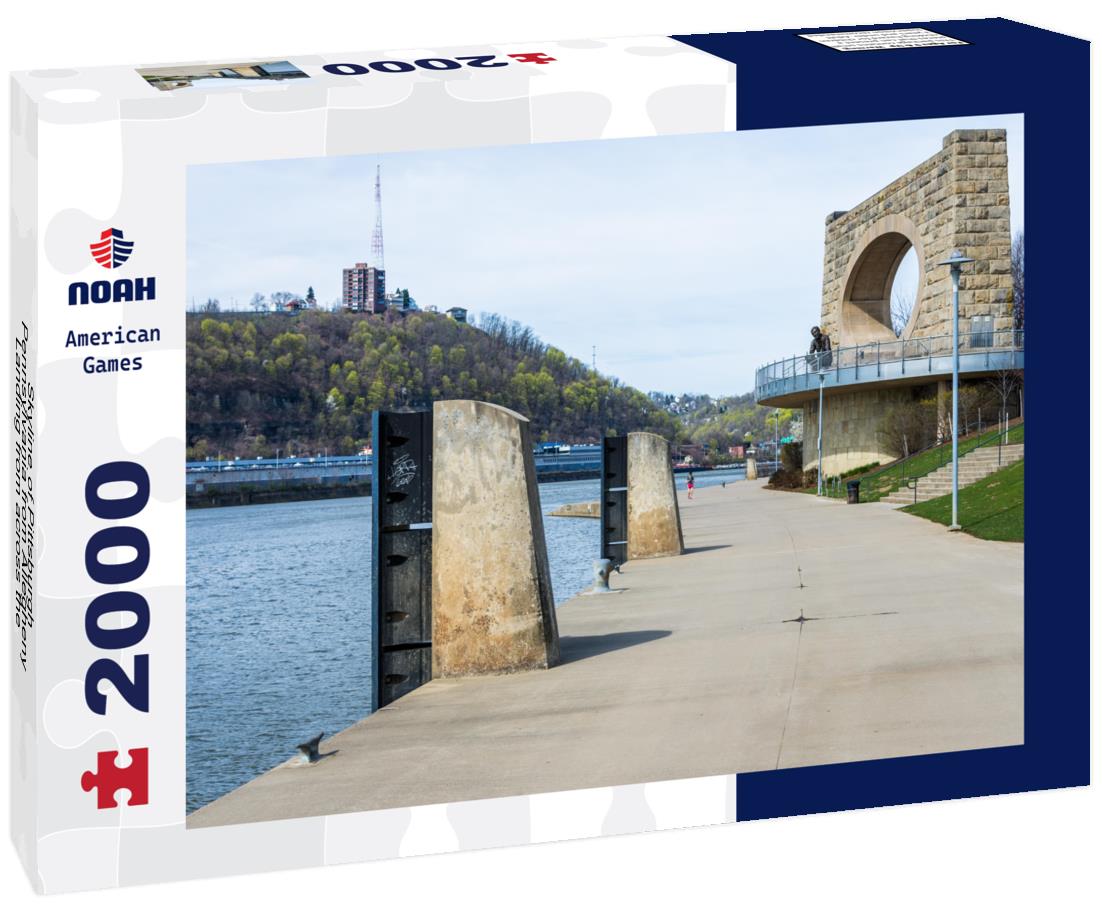 Noah Jigsaw Puzzle Skyline of Pittsburgh, Pennsylvania from Allegheny Landing from across the Allegheny River 2000 pieces