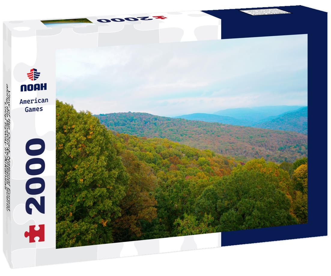 Noah Jigsaw Puzzle View of the Ozark National Forest along the Boston Mountains Scenic Loop byway in Arkansas 2000 pieces