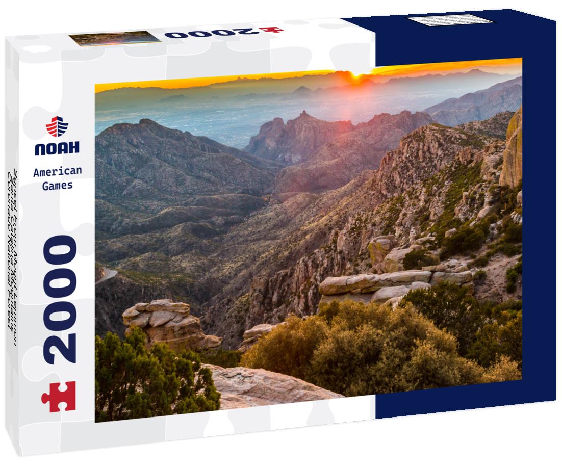 Noah Jigsaw Puzzle Sunset From Mount Lemmon, Santa Catalina Mountains, Coronado National Forest, Arizona, USA 2000 pieces
