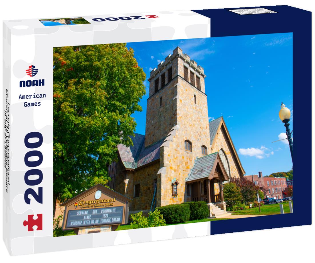Noah Jigsaw Puzzle Laconia Congregational Church at 18 Veterans Square in city of Laconia, New Hampshire, USA 2000 pieces
