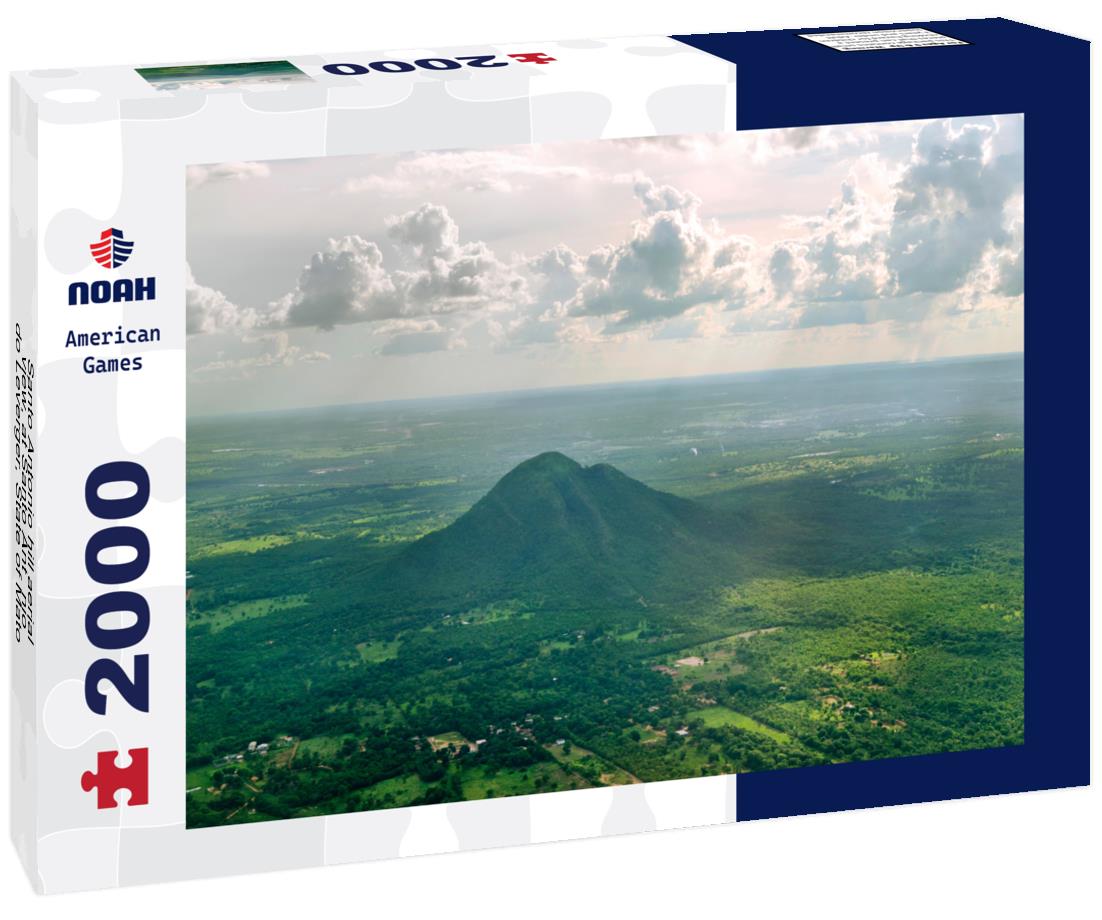 Noah Jigsaw Puzzle Santo Antonio hill aerial view, at Santo Antônio do Leverger, State of Mato Grosso, Brazil 2000 pieces