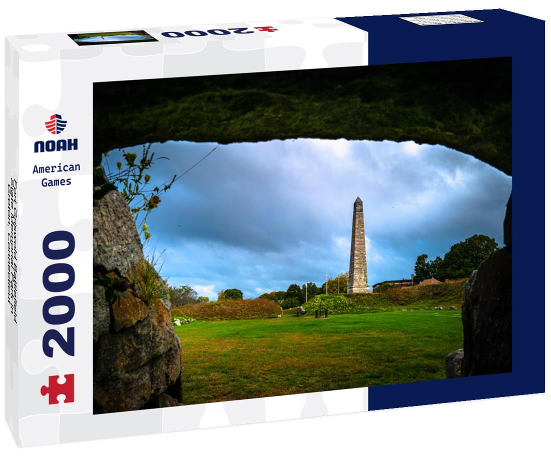 Noah Jigsaw Puzzle Fort Griswold Battlefield State Memorial Park in Groton, Connecticut, view from the tunnel 2000 pieces