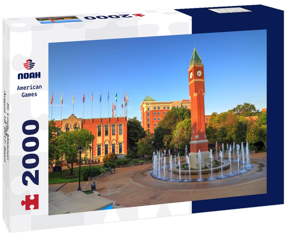 Noah Jigsaw Puzzle St. Louis, Missouri, USA - August 18, 2017: Saint Louis University in St. Louis, Missouri 2000 pieces