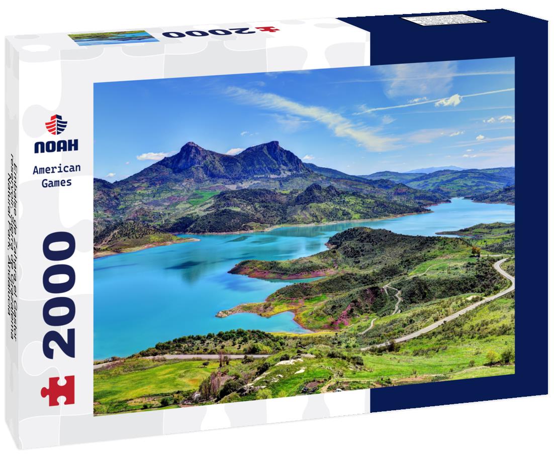 Noah Jigsaw Puzzle Embalse de Zahara el Gastor reservoir, Sierra de Grazalema Natural Park, Andalucia, Spain 2000 pieces