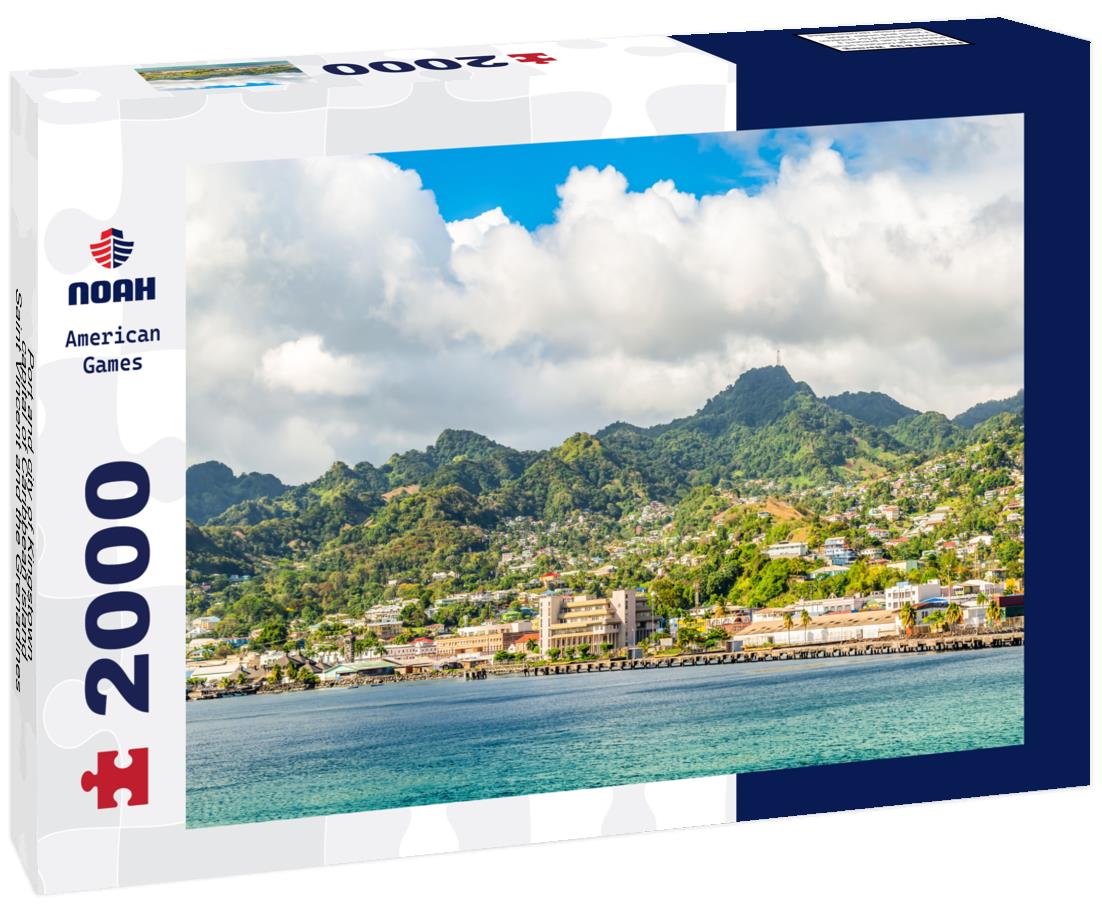 Noah Jigsaw Puzzle Port and city of Kingstown, capital of Caribbean island, Saint Vincent and the Grenadines 2000 pieces