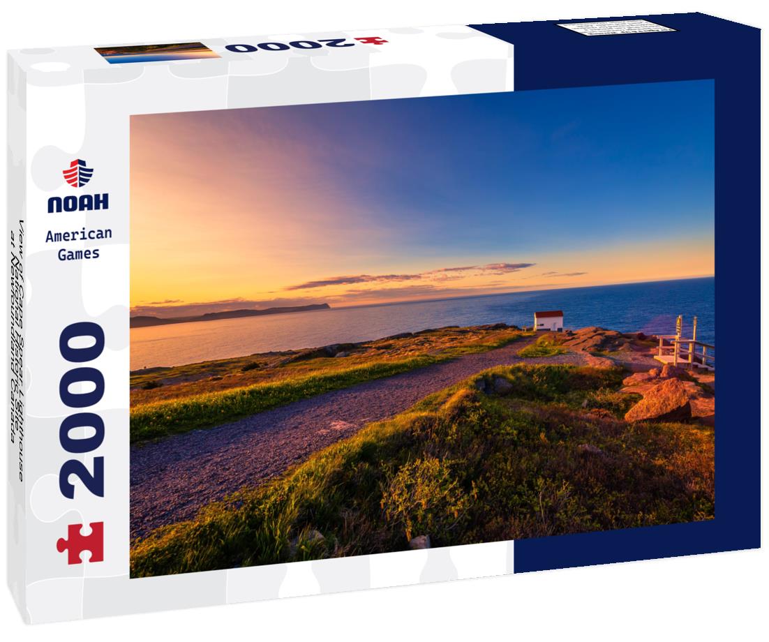 Noah Jigsaw Puzzle View of Cape Spear Lighthouse National Historic Site at Newfoundland Canada during sunset 2000 pieces