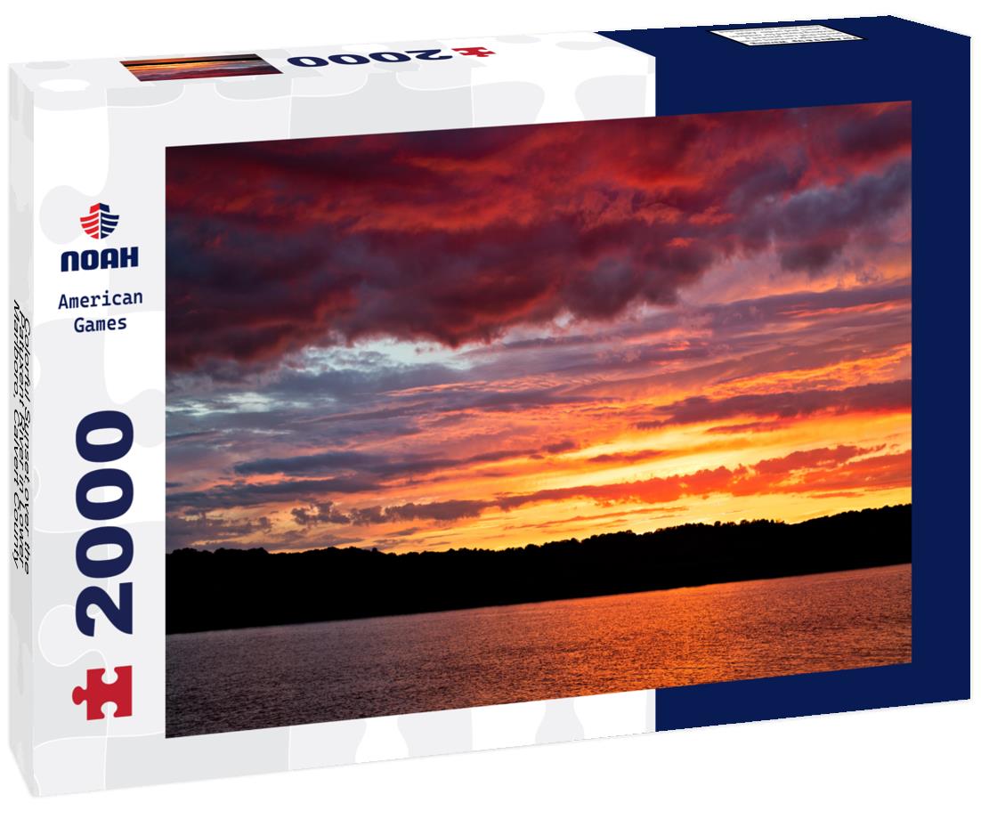 Noah Jigsaw Puzzle Colorful Sunset over the Patuxent River in Lower Marlboro, Calvert County, Maryland, USA 2000 pieces