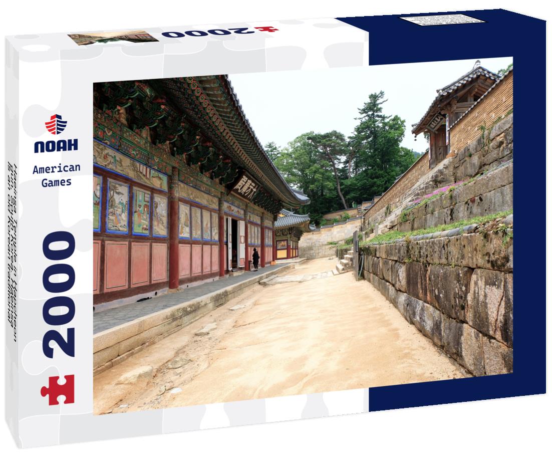 Noah Jigsaw Puzzle Haeinsa Temple in Hapcheon-gun, South Korea. Haeinsa is an old Korean traditional temple 2000 pieces