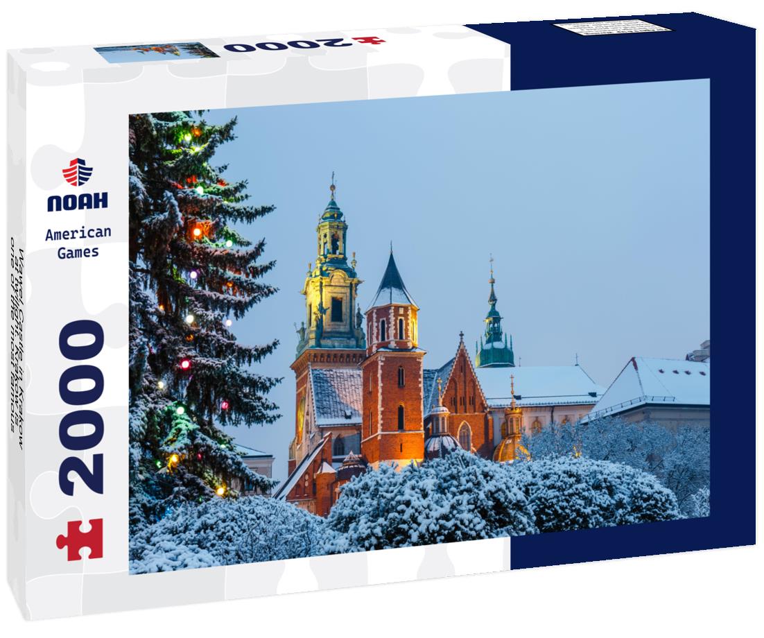 Noah Jigsaw Puzzle Wawel Castle in Krakow at twilight. Krakow is one of the most famous landmark in Poland 2000 pieces