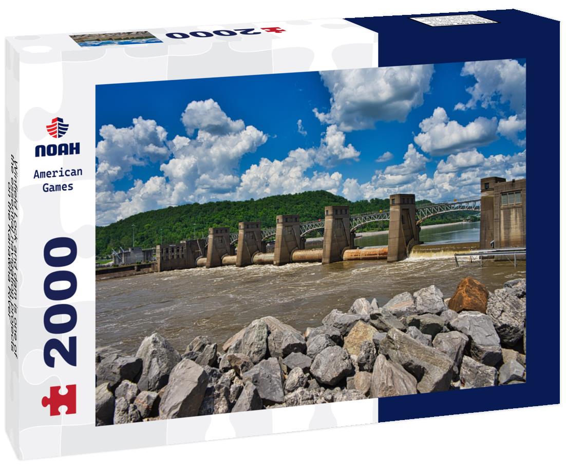 Noah Jigsaw Puzzle Winfield Lock and dam is one of the essential navigation projects on the Kanawha River 2000 pieces