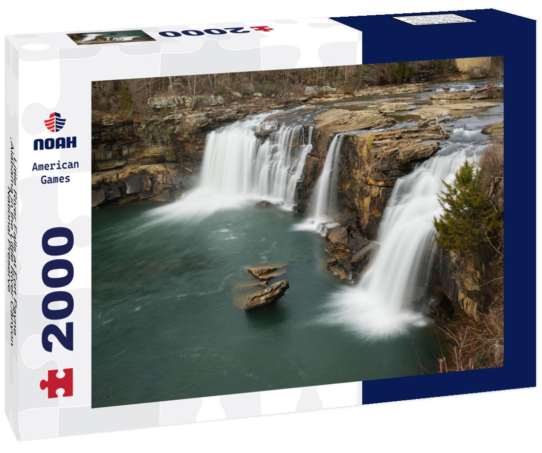 Noah Jigsaw Puzzle Little River Falls at Fort Payne ,Alabama in the Little River Canyon National Preserve 2000 pieces